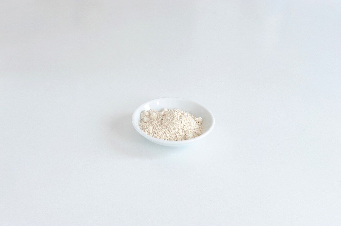 A bowl of barley flour