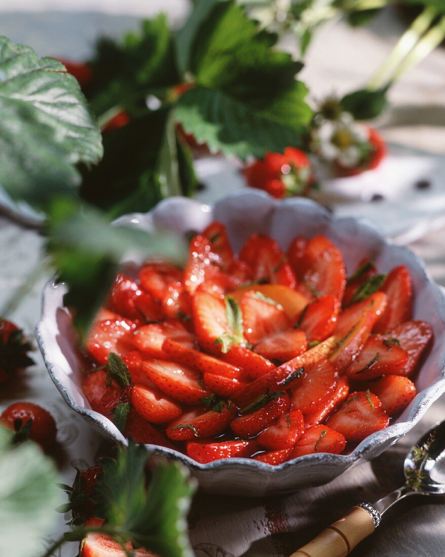 Strawberry salad