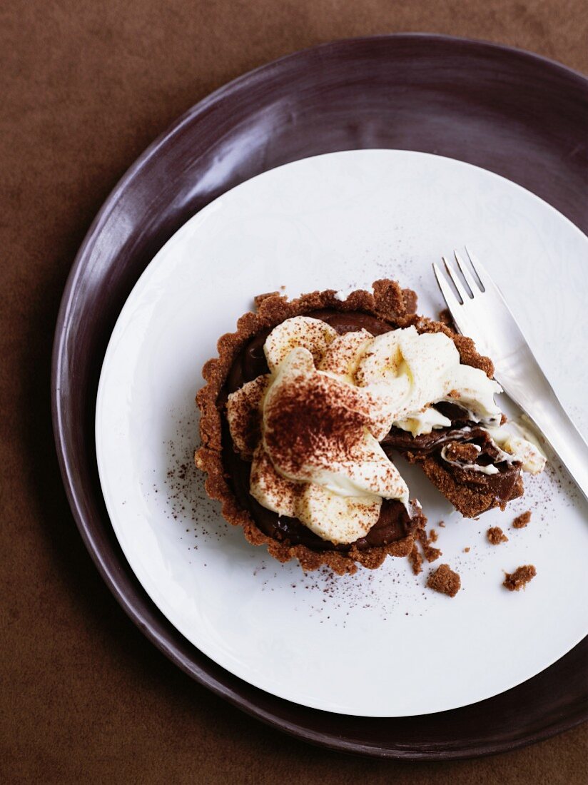 Schokoladen-Banoffee (Bananendessert, England)