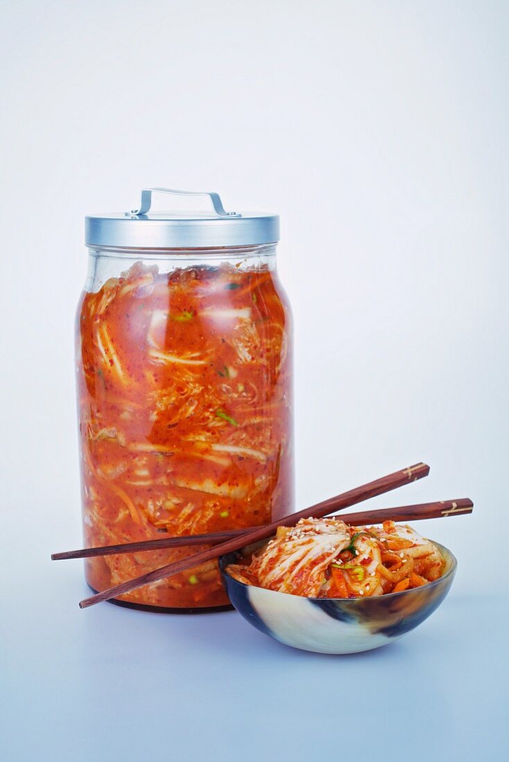 Kimchi (eingelegter Chinakohl, Korea)