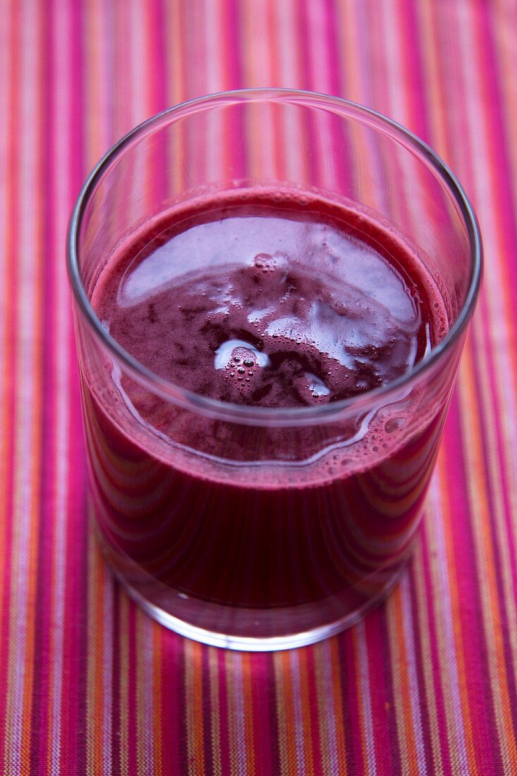 A Glass of Beetroot Juice