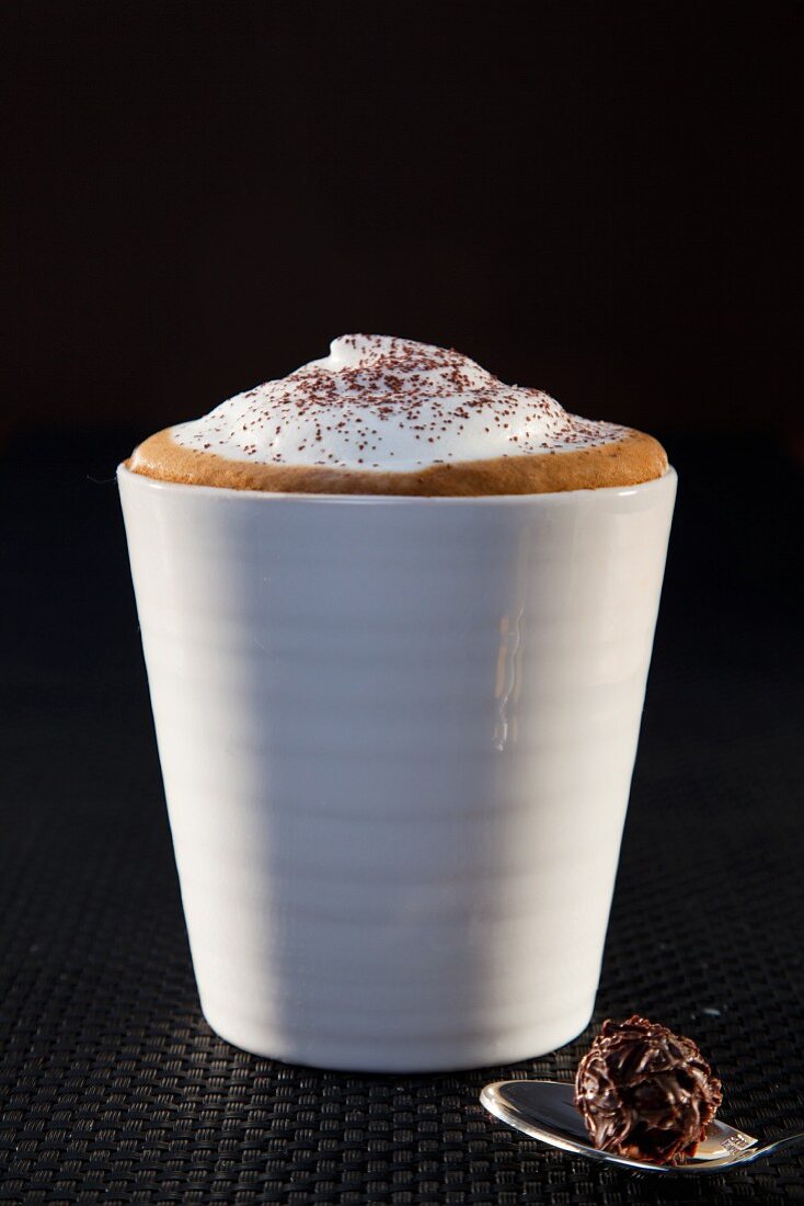 Cappuccino in a mug