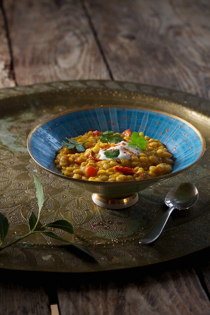 Red lentil dhal (Ayurvedic cuisine)