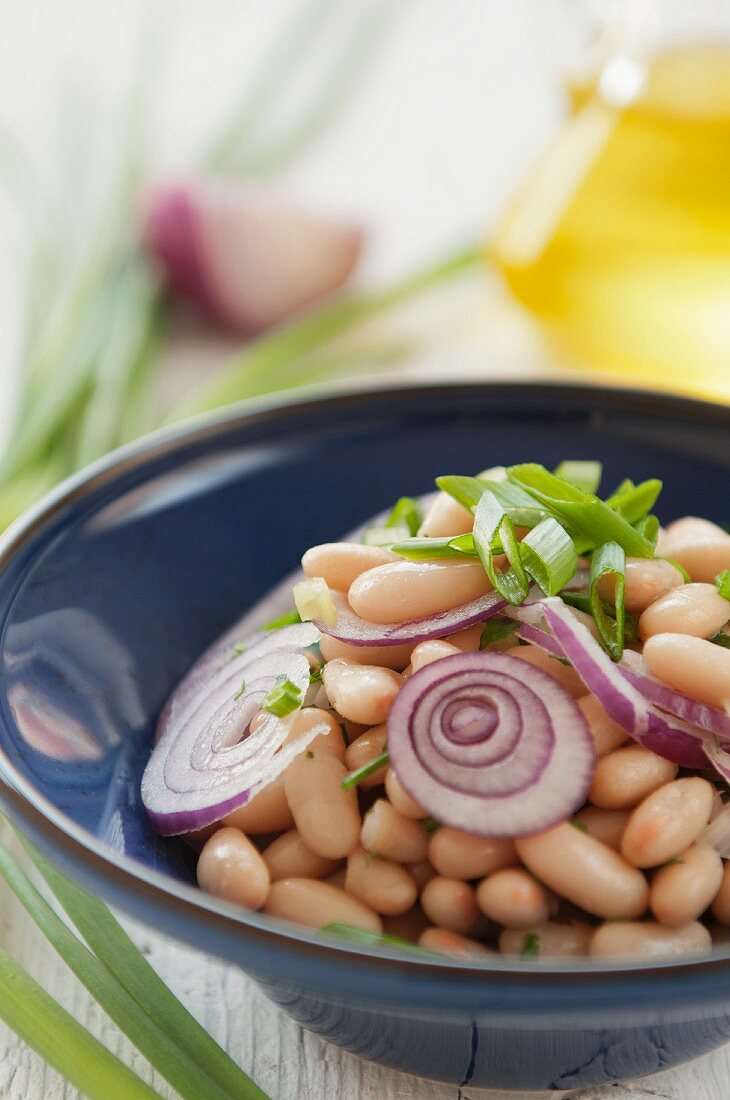 Bulgarian bean salad