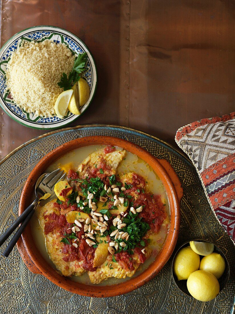 Fischtajine aus Marokko