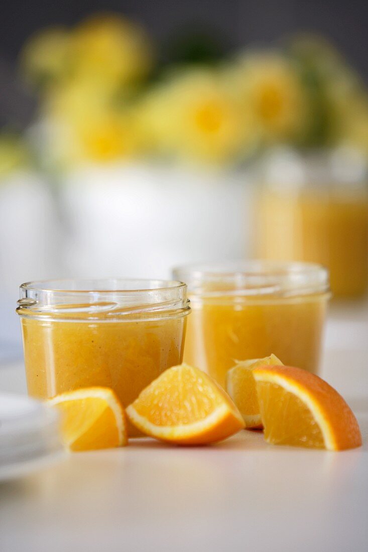 Orangenmarmelade mit Whiskey