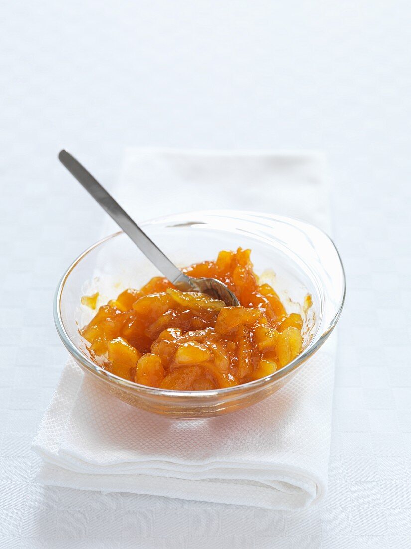 Apricot topping