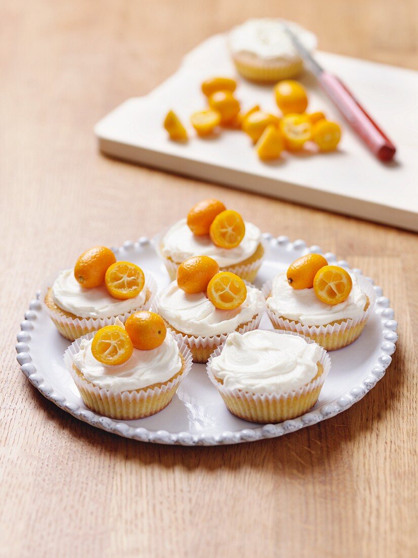 Cupcakes mit Kumquats
