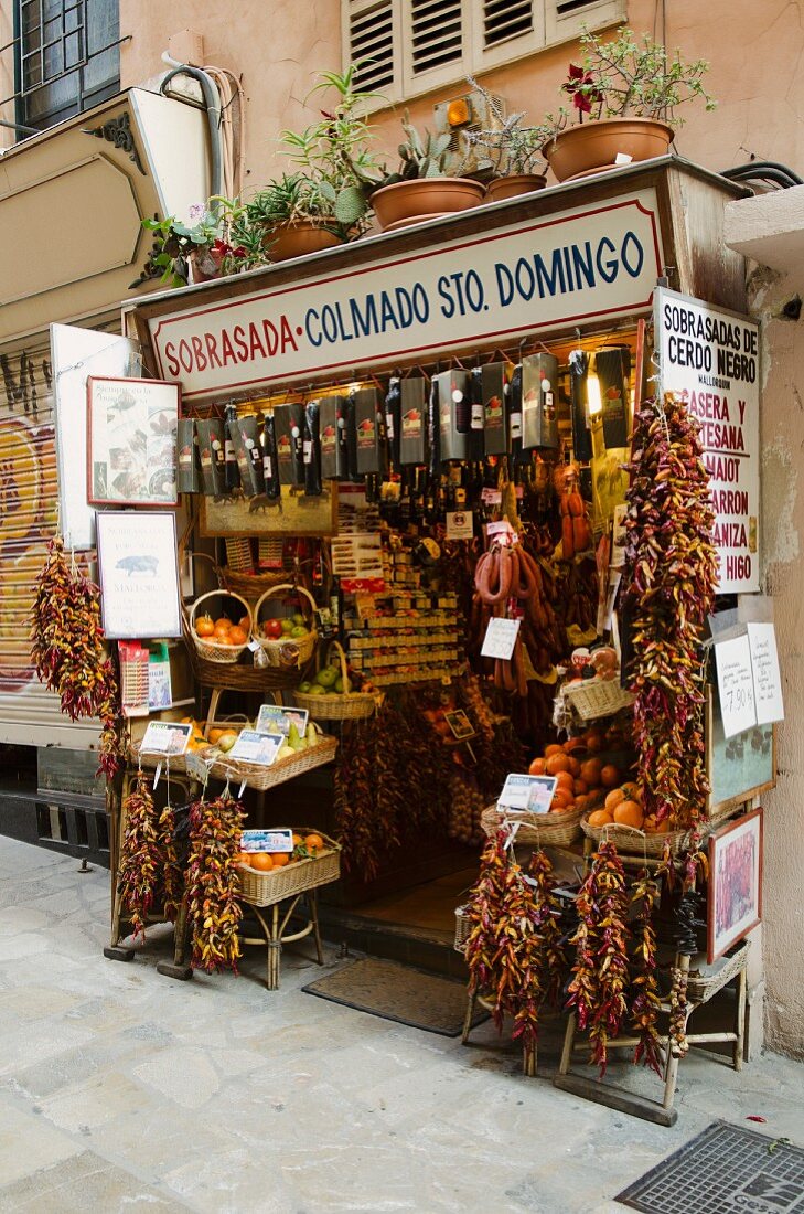A delicatessen in Palma de Majorca