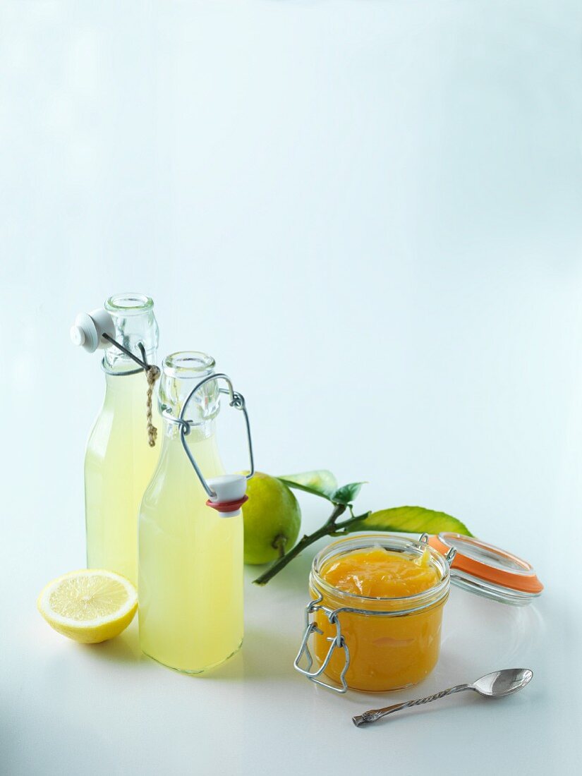 Lemon syrup and lemon curd