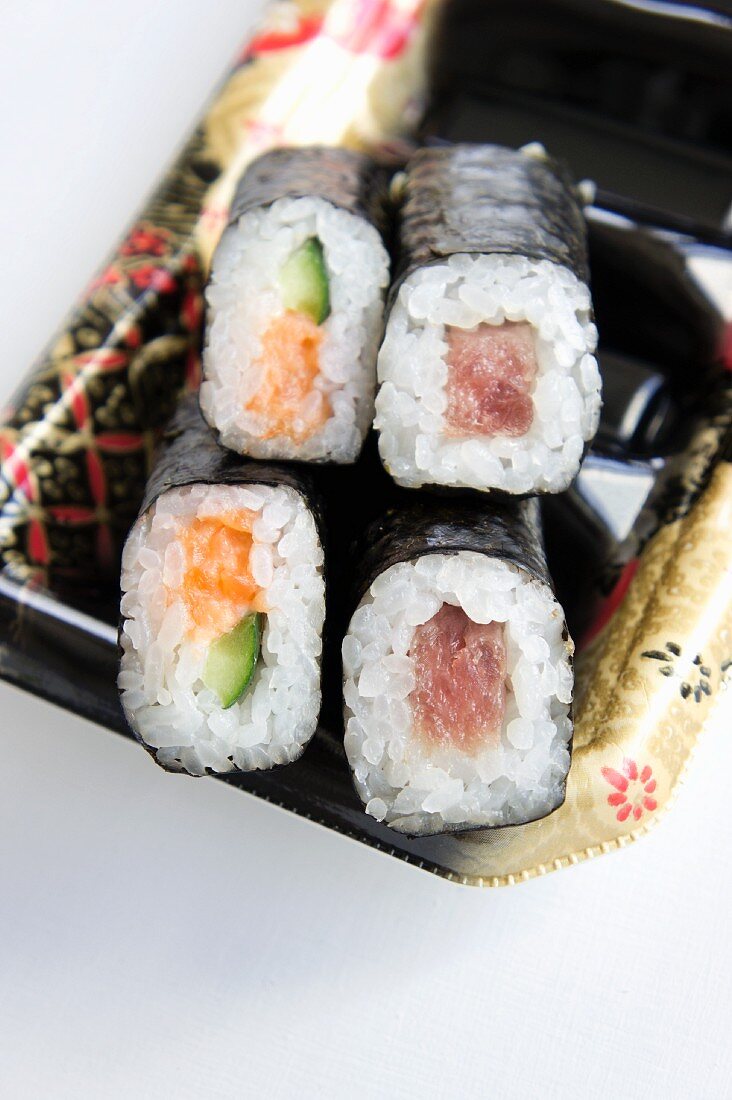 Assorted maki sushi