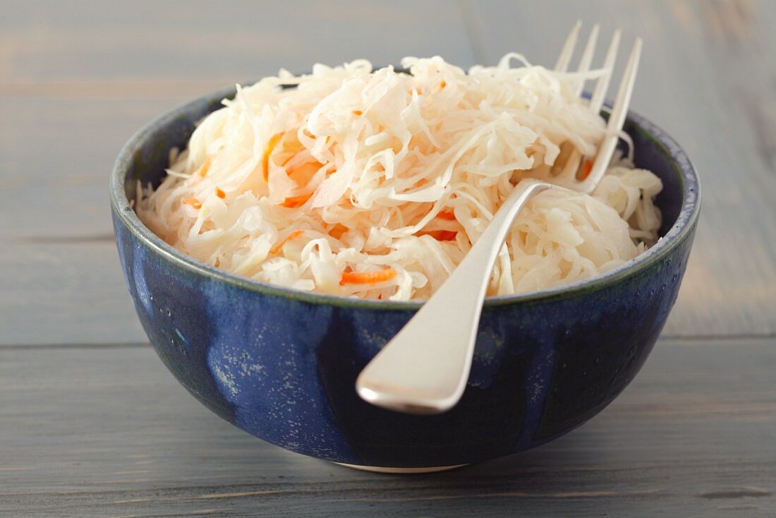 Sauerkraut in a dish