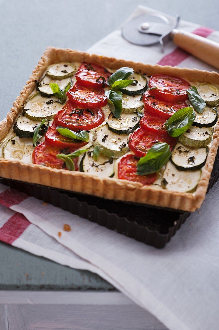 Ricotta and vegetable pie