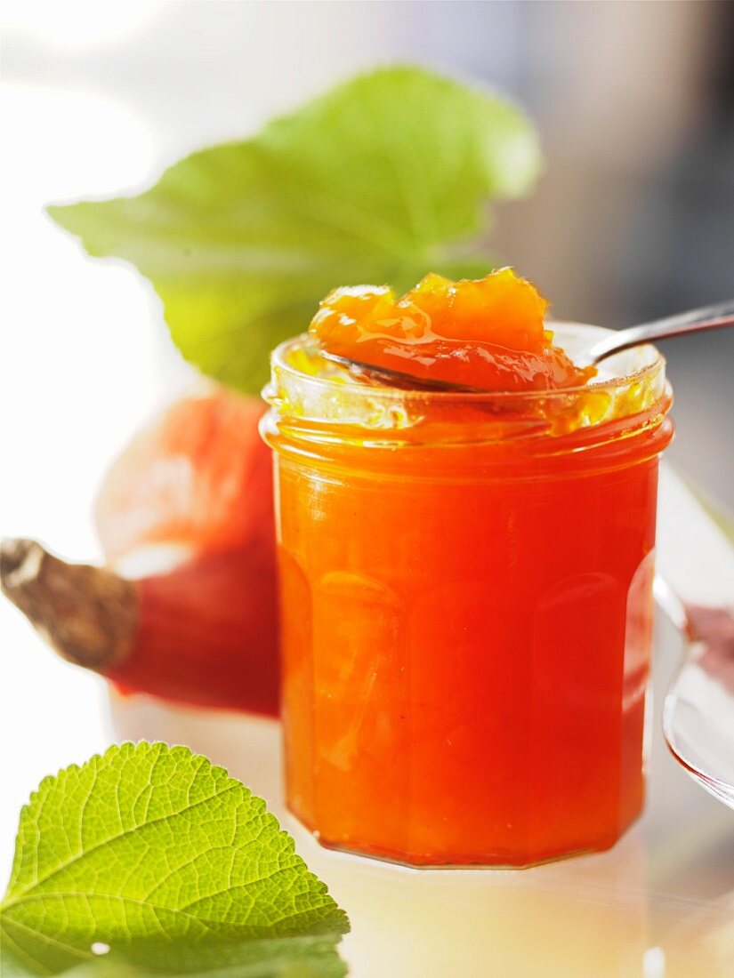 Kürbis-Passionsfrucht-Marmelade