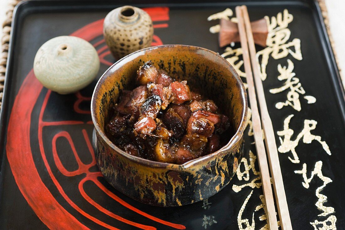Pork with oyster sauce (China)