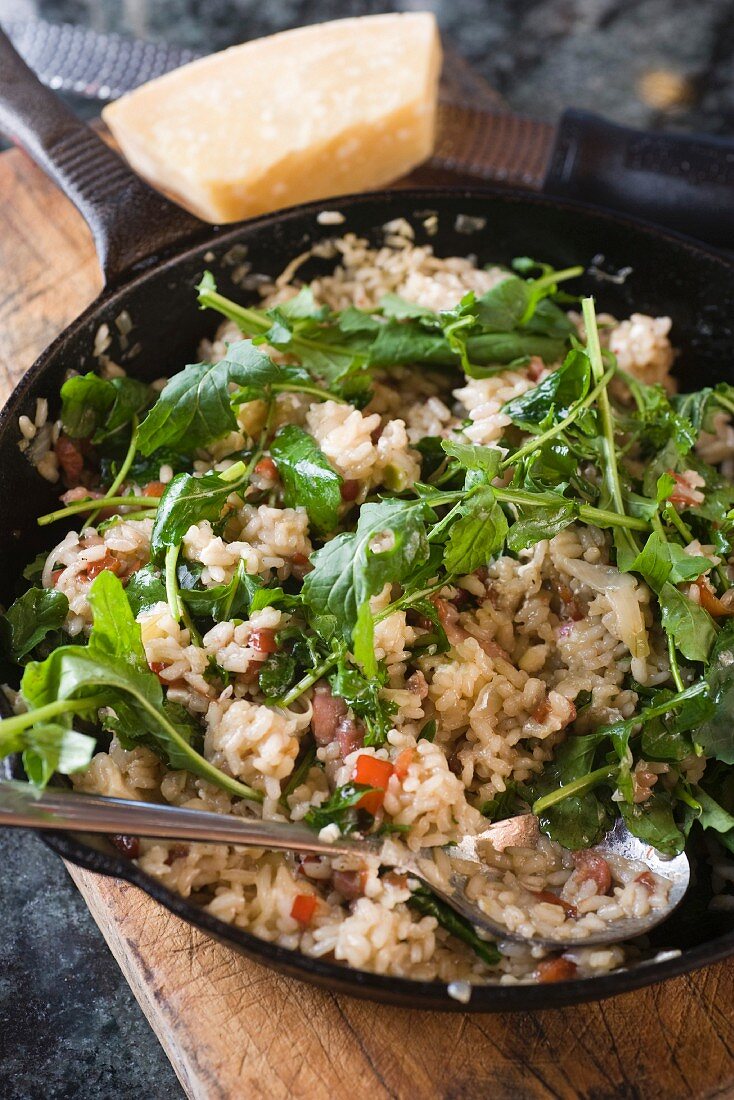 Risotto mit Butternusskürbis