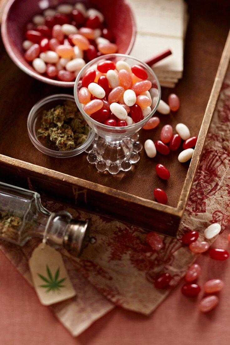 Jelly Beans mit Marihuana
