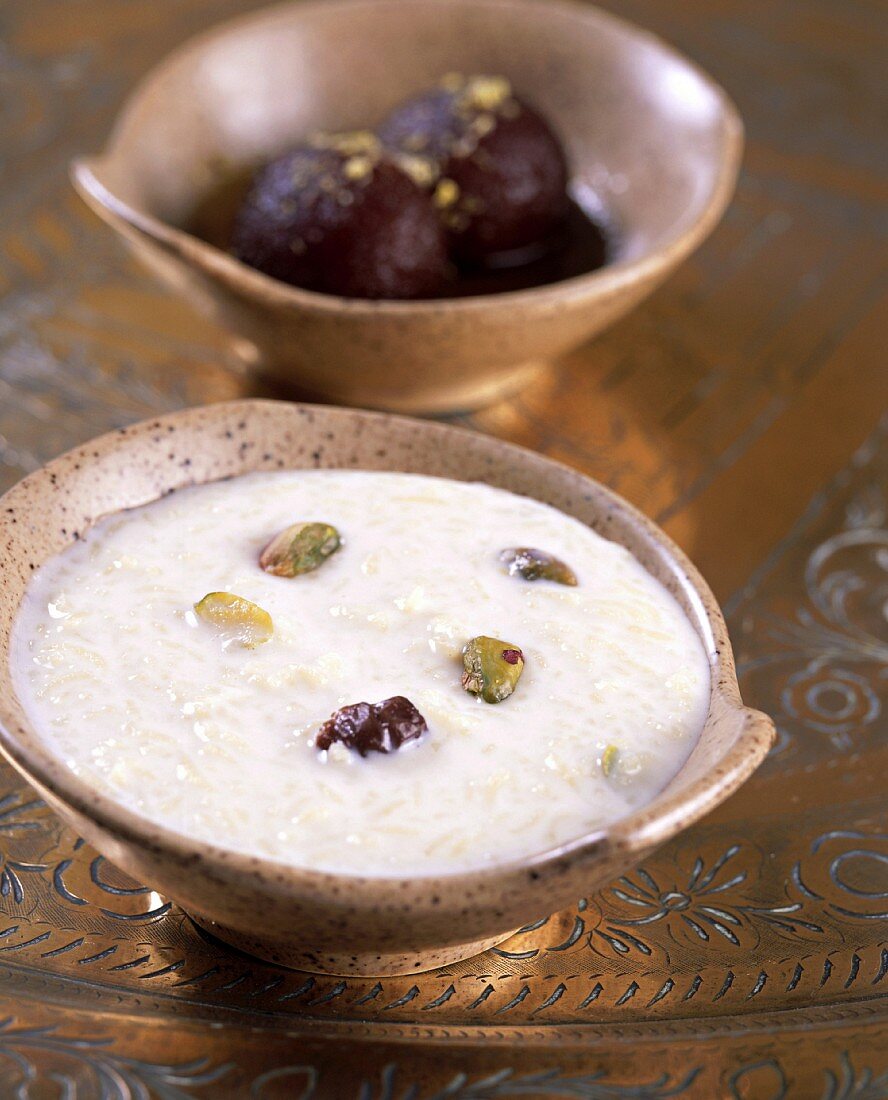 Safran-Reis-Pudding