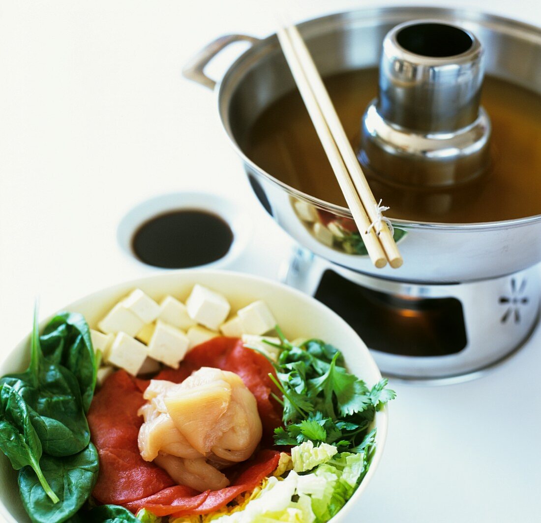Mongolian fondue