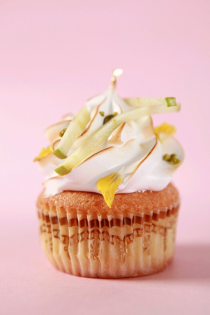 Cupcake with vanilla cream