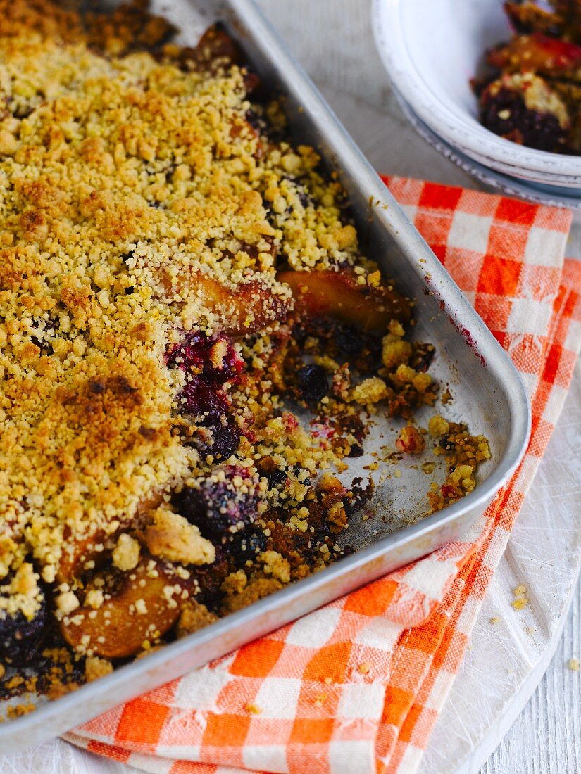 Crumble mit Früchten