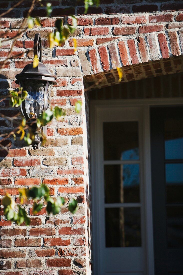 Detail of Front Door and Brick