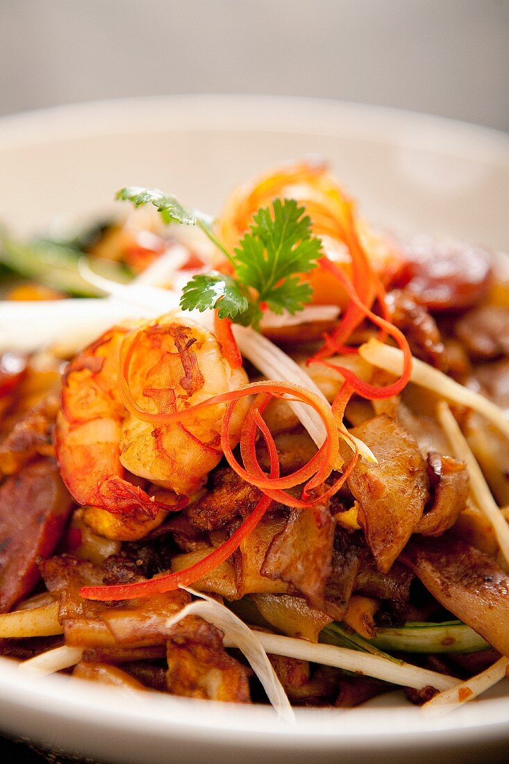 Malay fried rice noodles