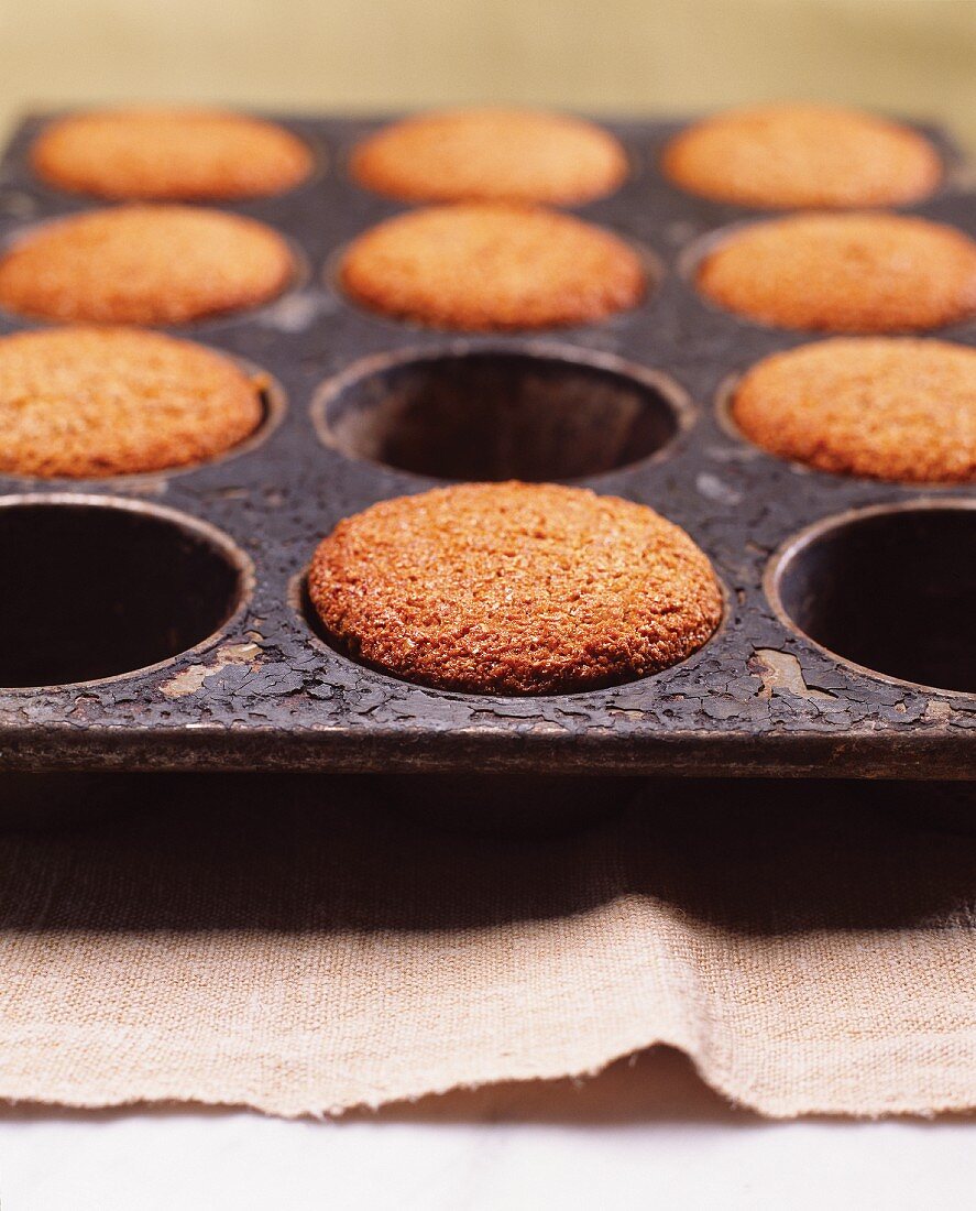 Baked Bran Muffins in a Pan