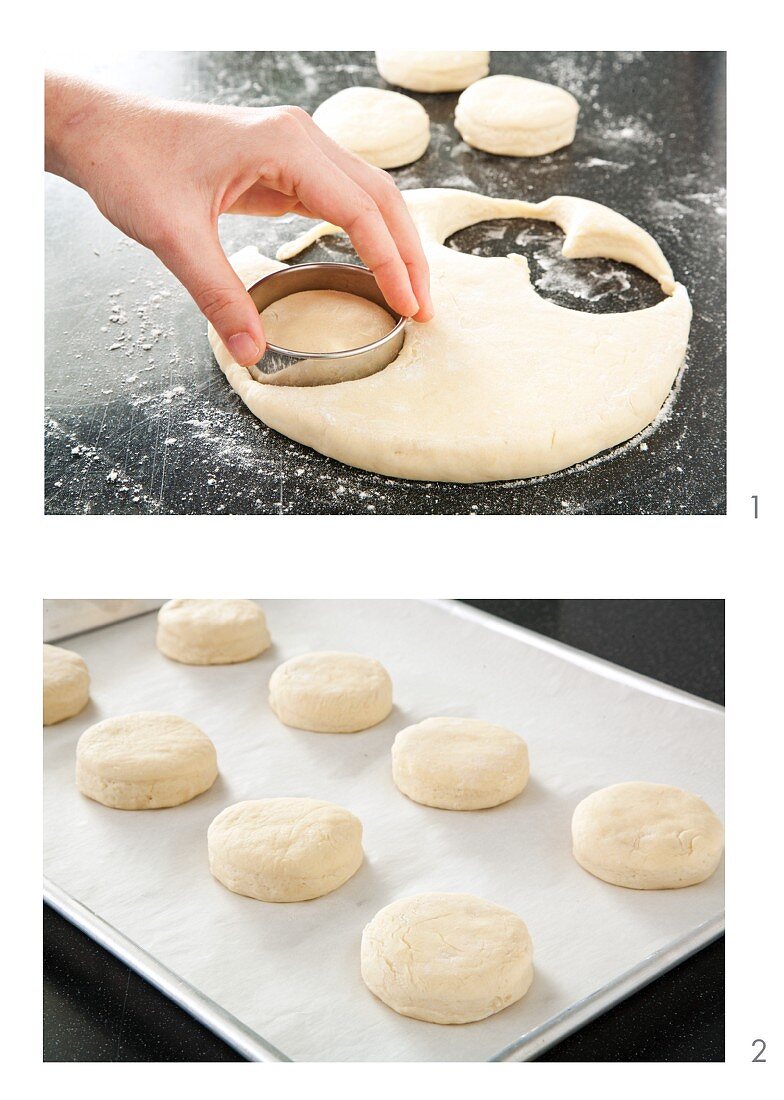 Making Cream Biscuits