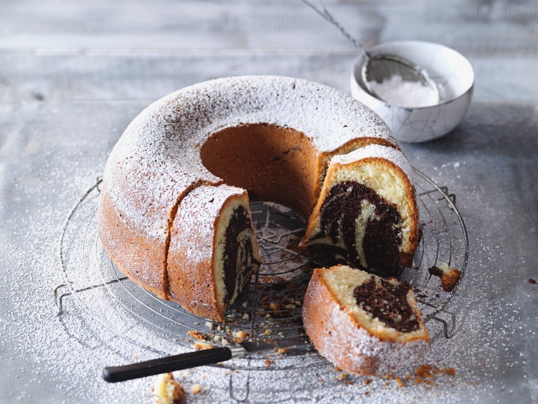 Classic marble cake