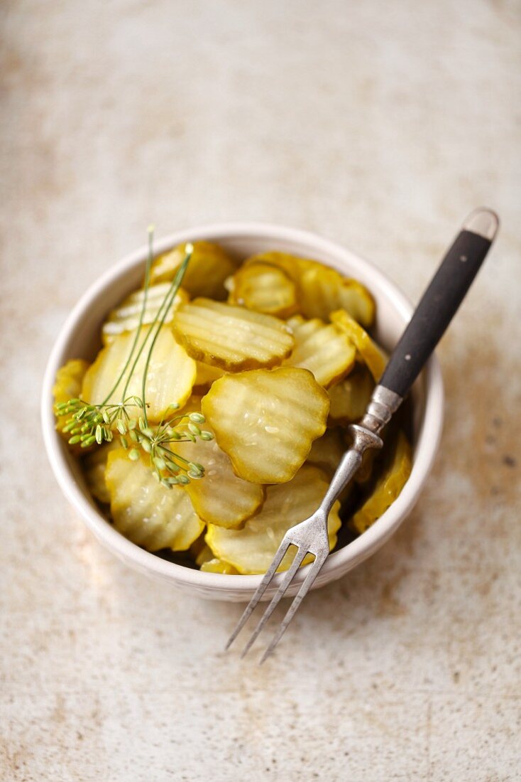 Pickled sweet-and-sour cucumbers