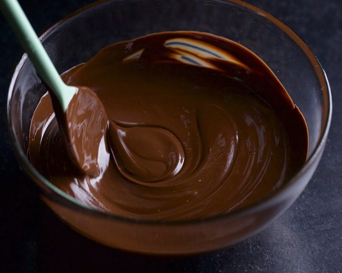 Perfectly melted chocolate