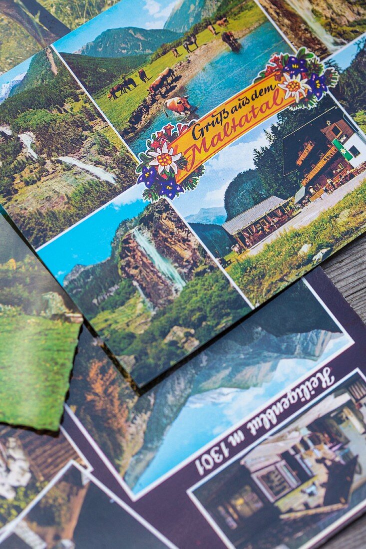 Ansichtskarten aus den österreichischen Bergen