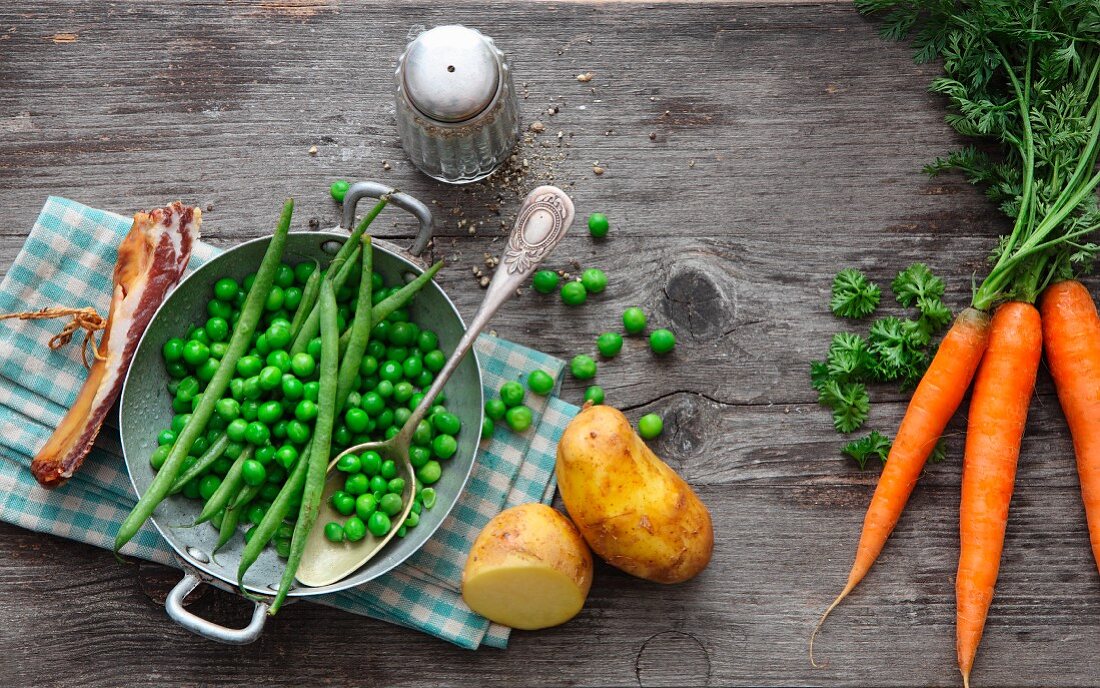 Ingredients for hearty stews