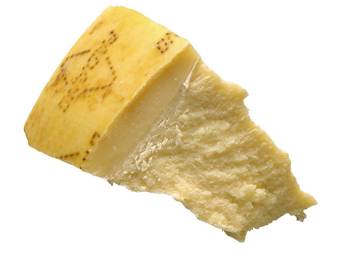 A Wedge of Grana Padano Cheese
