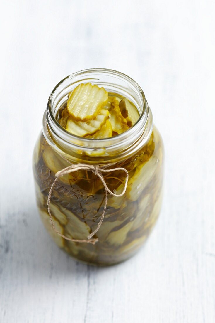 Sweet and sour gherkins