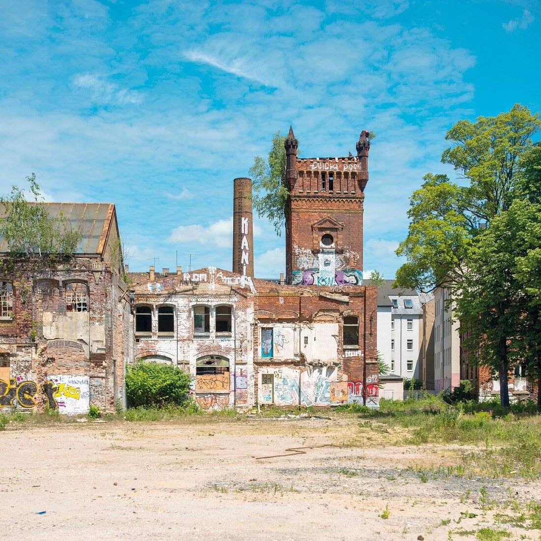 Old engineering works, Plagwitz, Leipzig, Germany