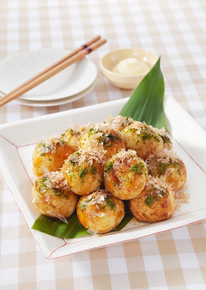 Takoyaki (Oktopusklösschen, Japan)