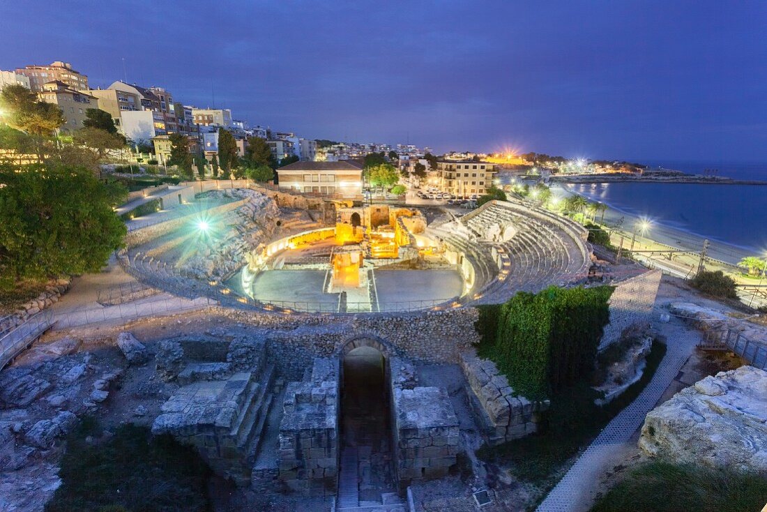 Tarragona amphitheatre, Catalonia, Spain