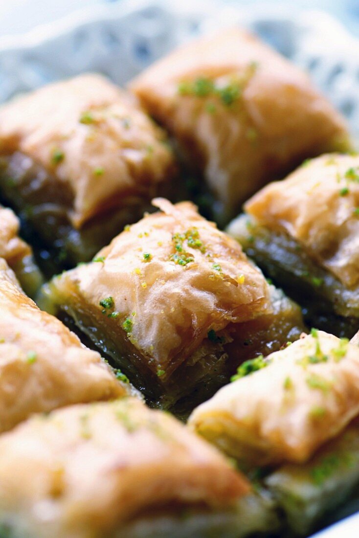 Pistachio baklava