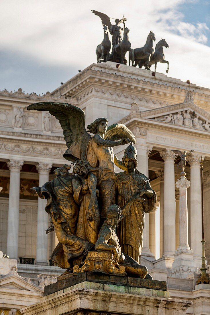 The national monument to Vittorio Emanuelle II, Rome