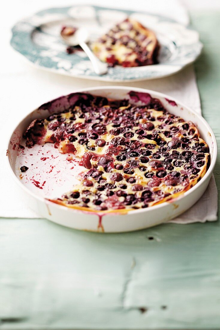 Zuckerfreie Beeren-Clafoutis