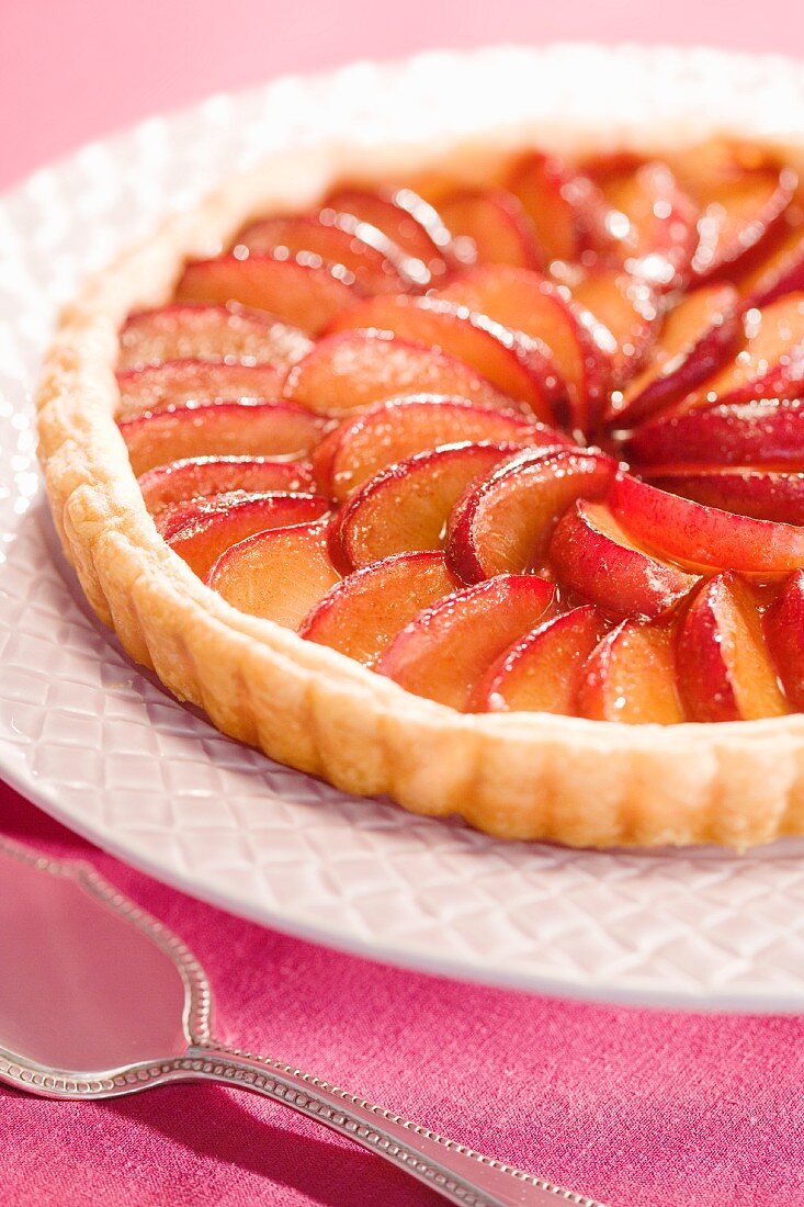 Nectarine tart