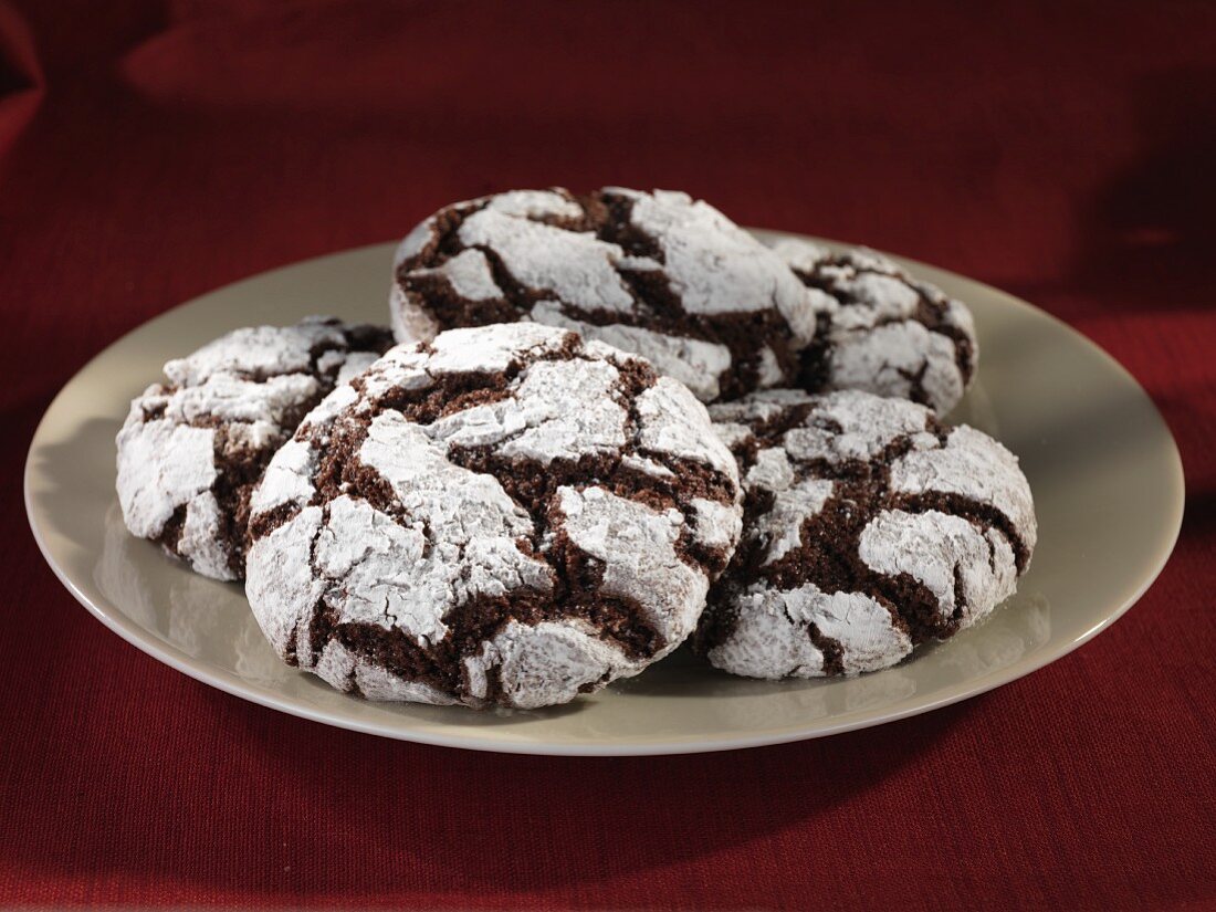 Crackle Cookies (Schokoladenkekse, USA)