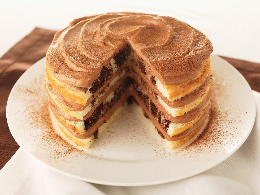 Chocolate buttercream cake