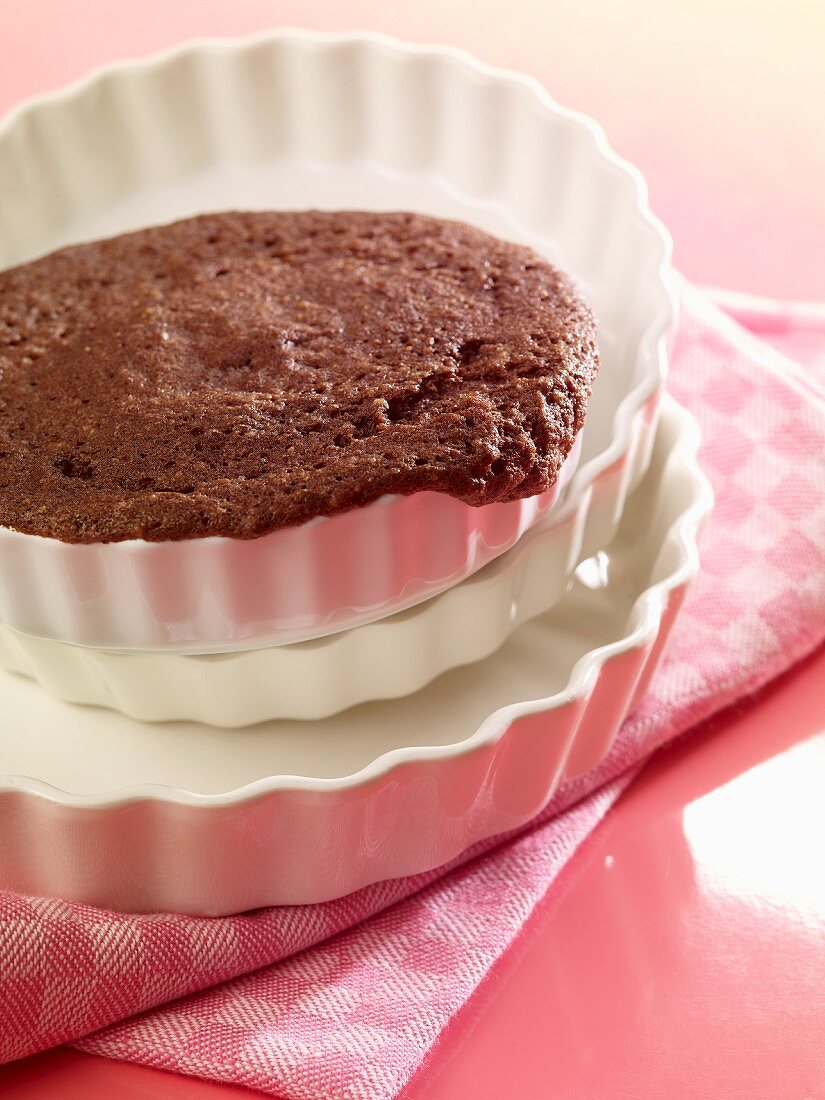 A mini microwave cake