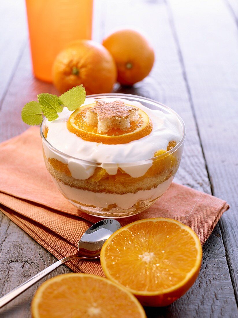 Orange tiramisu