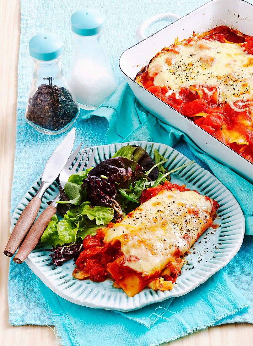 Roast pumpkin cannelloni