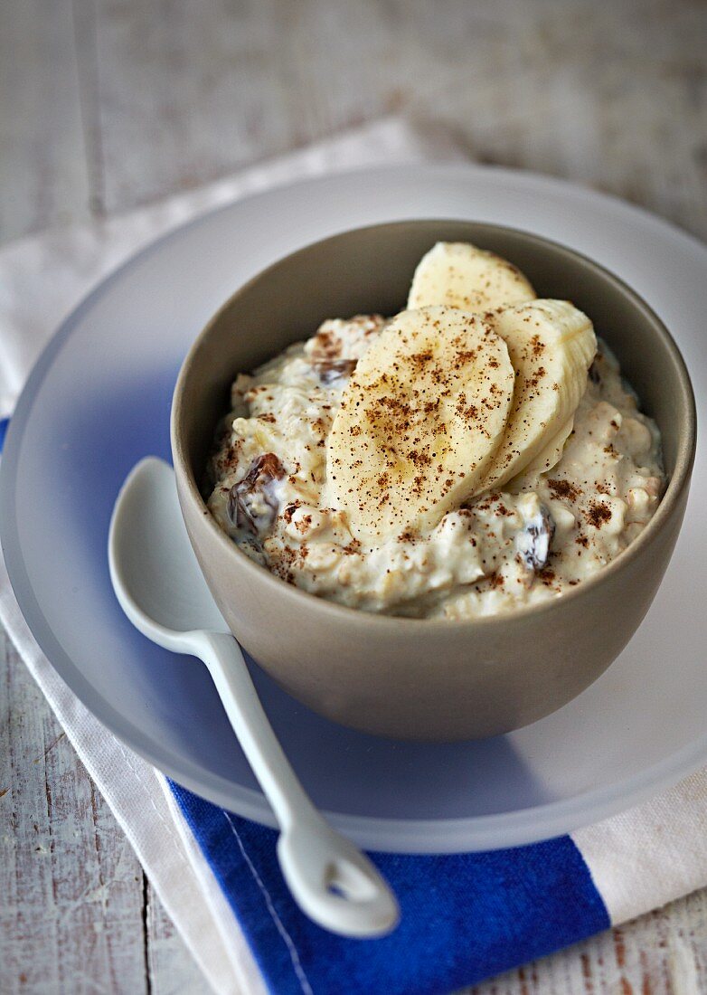 Birchermüsli mit Banane