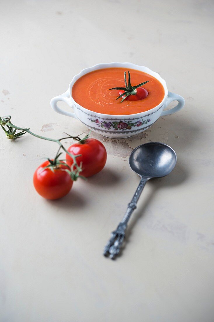 Tomaten-Sahne-Suppe
